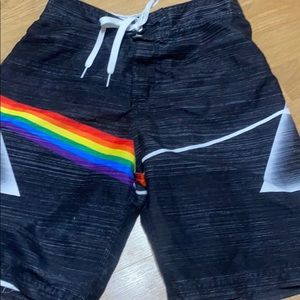 Pink Floyd swim trunks